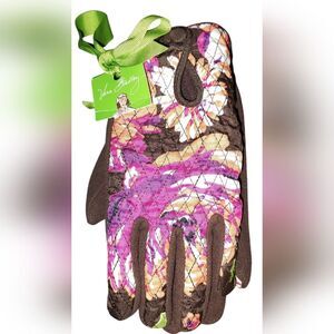 Vera Bradley English Garden Gloves Size Small/Medium New With Tags